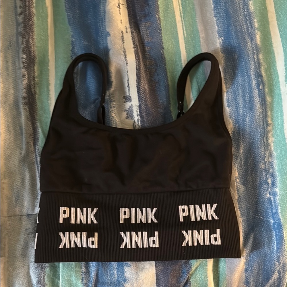 Black PINK Sports Bra